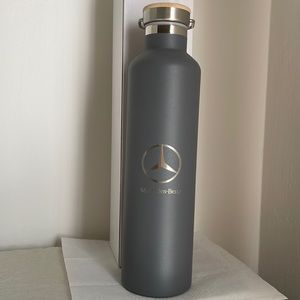 Mercedes Thermos Water Bottle Grey